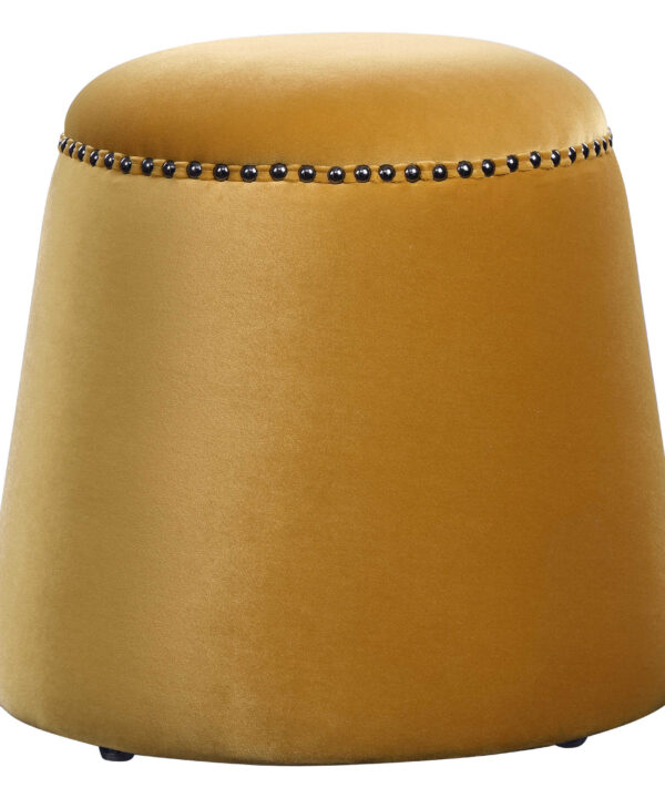 GUMDROP OTTOMAN, MUSTARD CHAIR