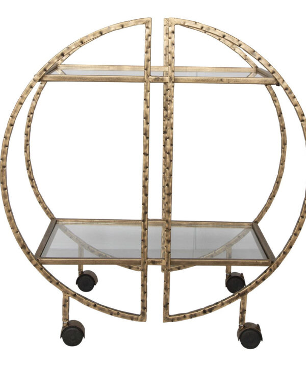 Zelina Bar Cart gold bar cart modern furniture
