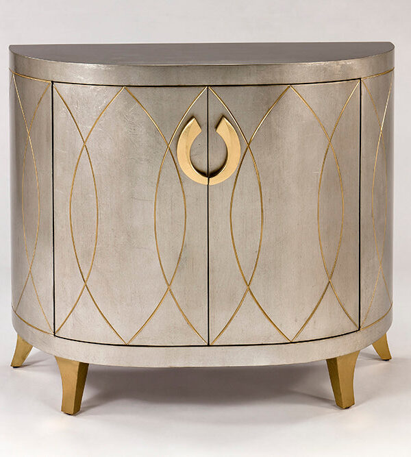 Warm Silverleaf with Gold Details Console SKU: CO00025