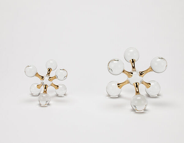 4511 Acrylic and Metal Table Decor (2PC)