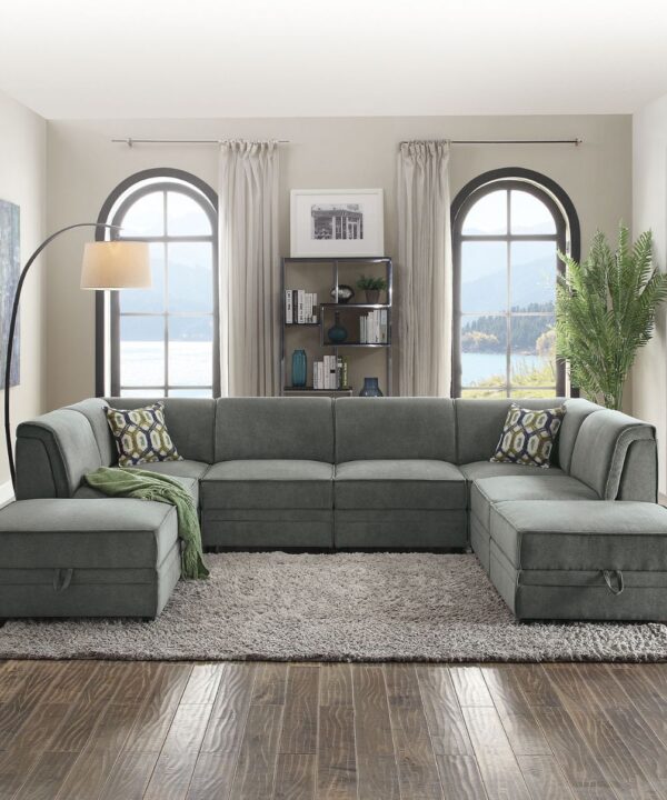 BOIS ARMLESS SECTIONAL SKU: SE0006