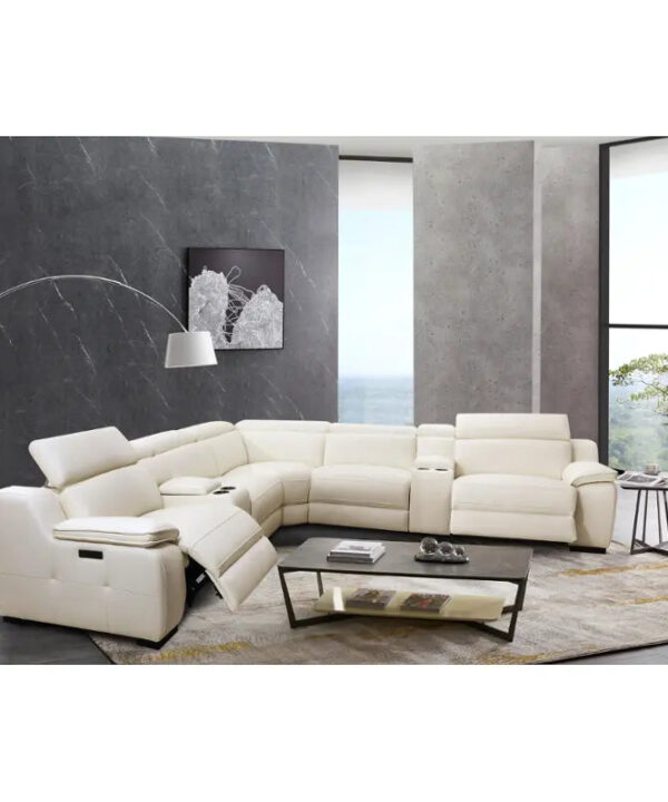 PREMIUM LEATHER POWER SECTIONAL SKU: SE0019