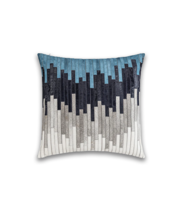 Amalfi Navy Hair On Hide Pillow PI0041