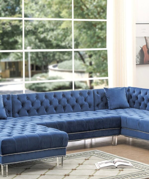 SALMA BLUE SECTIONAL SKU: SE0020