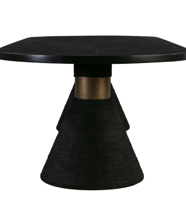 RISHI BLACK ROPE DINING ROOM TABLE