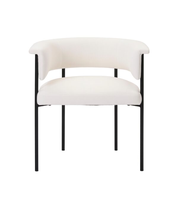 TAYLOR CREAM PERFORMANCE LINEN DINING CHAIR