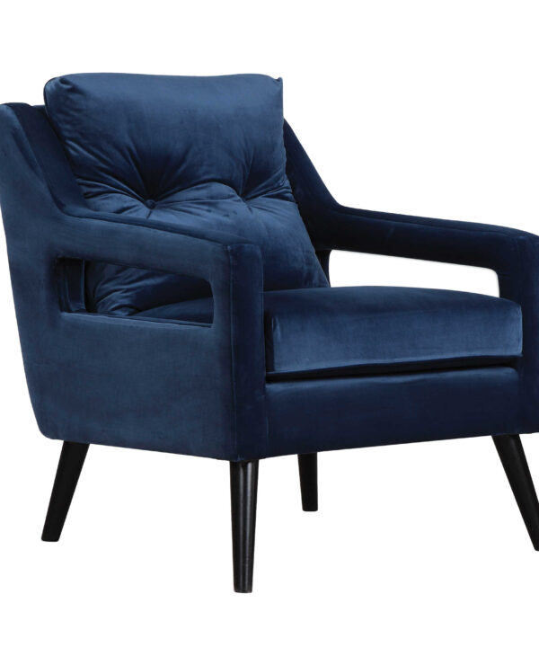 BLUE VELVET ACCENT CHAIR SKU: AC0002