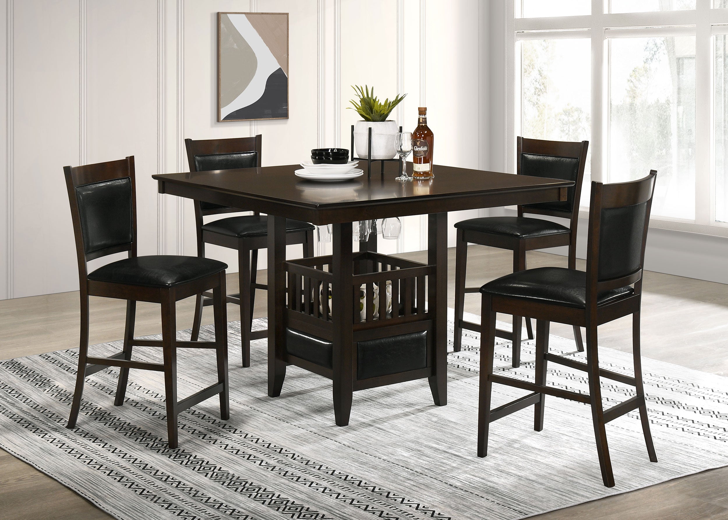 Jaden Counter Height Dining Set - Luxe Home Furnishings (Jersey City, NJ)
