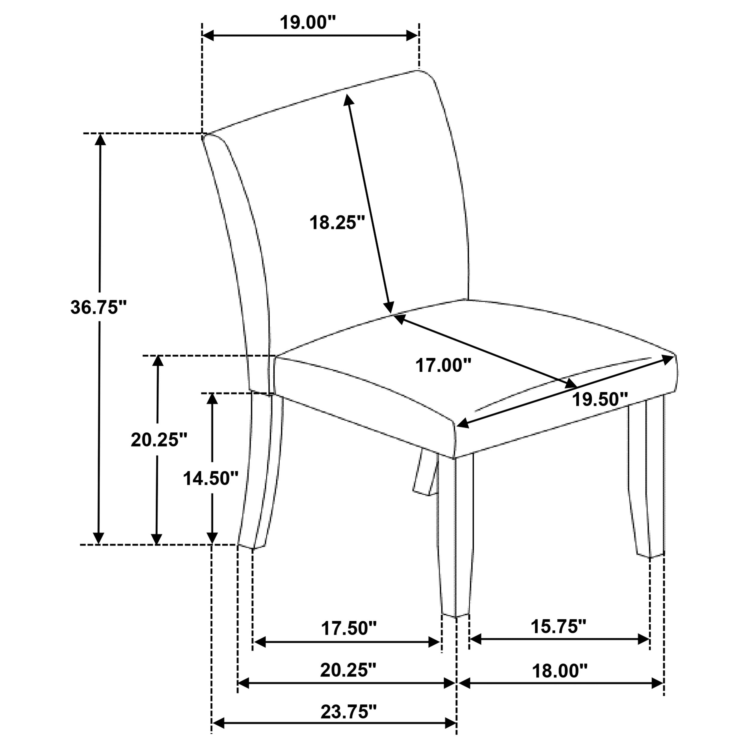 Cantley Dining Side Chair - Luxe Home Furnishings (Jersey City, NJ)