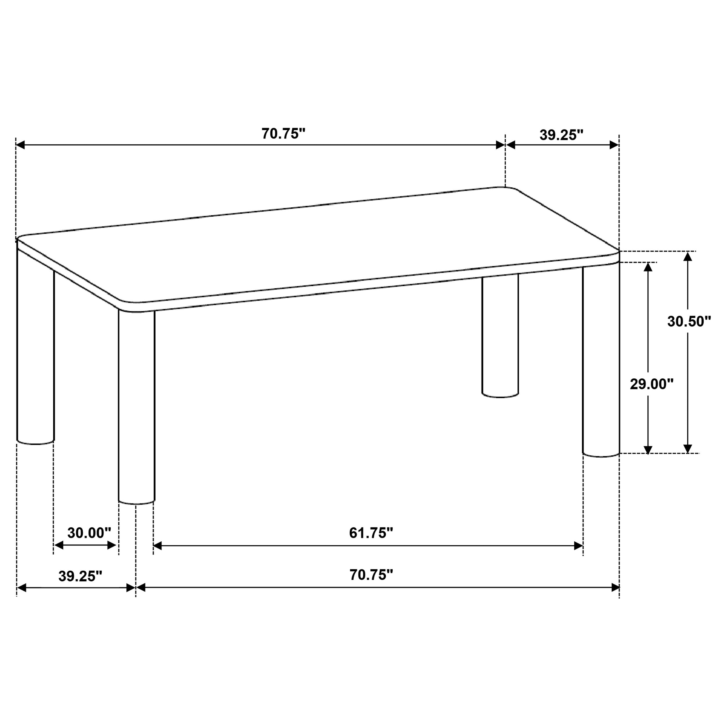 Castlewood Dining Set - Luxe Home Furnishings (Jersey City, NJ)