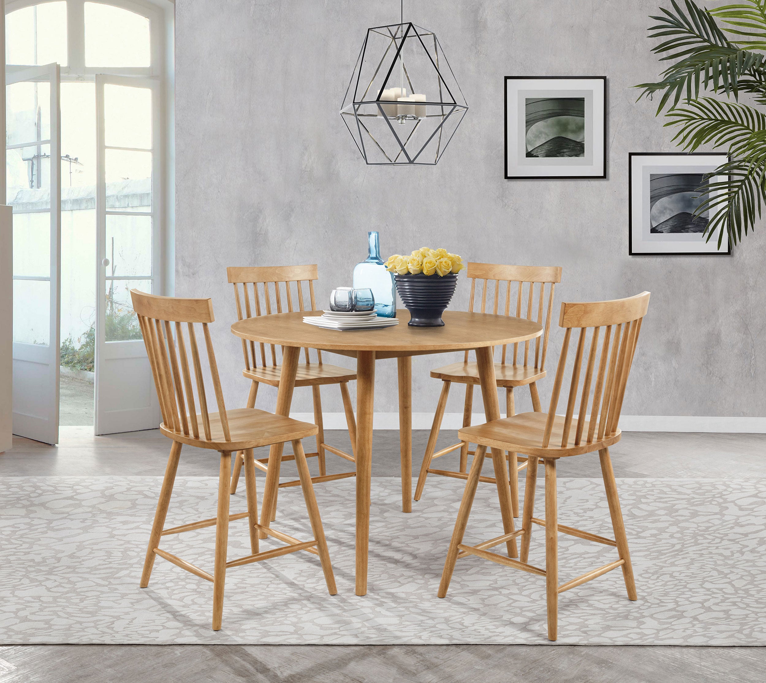 Andrews Counter Height Dining Set - Luxe Home Furnishings (Jersey City, NJ)