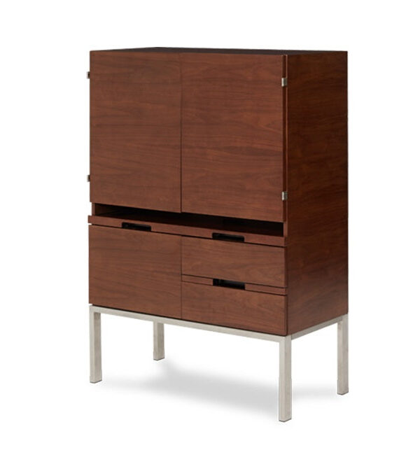 AICO Furniture Incept Secretary in Dark Almond image