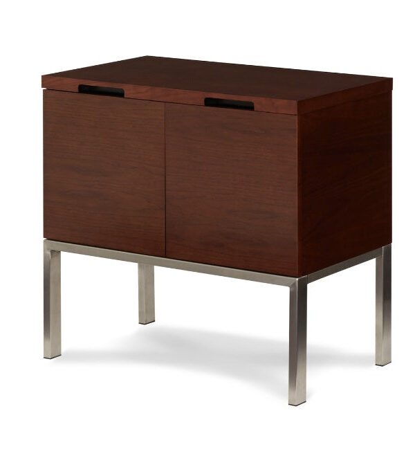 AICO Furniture Incept Storage Cabinet in Dark Almond image