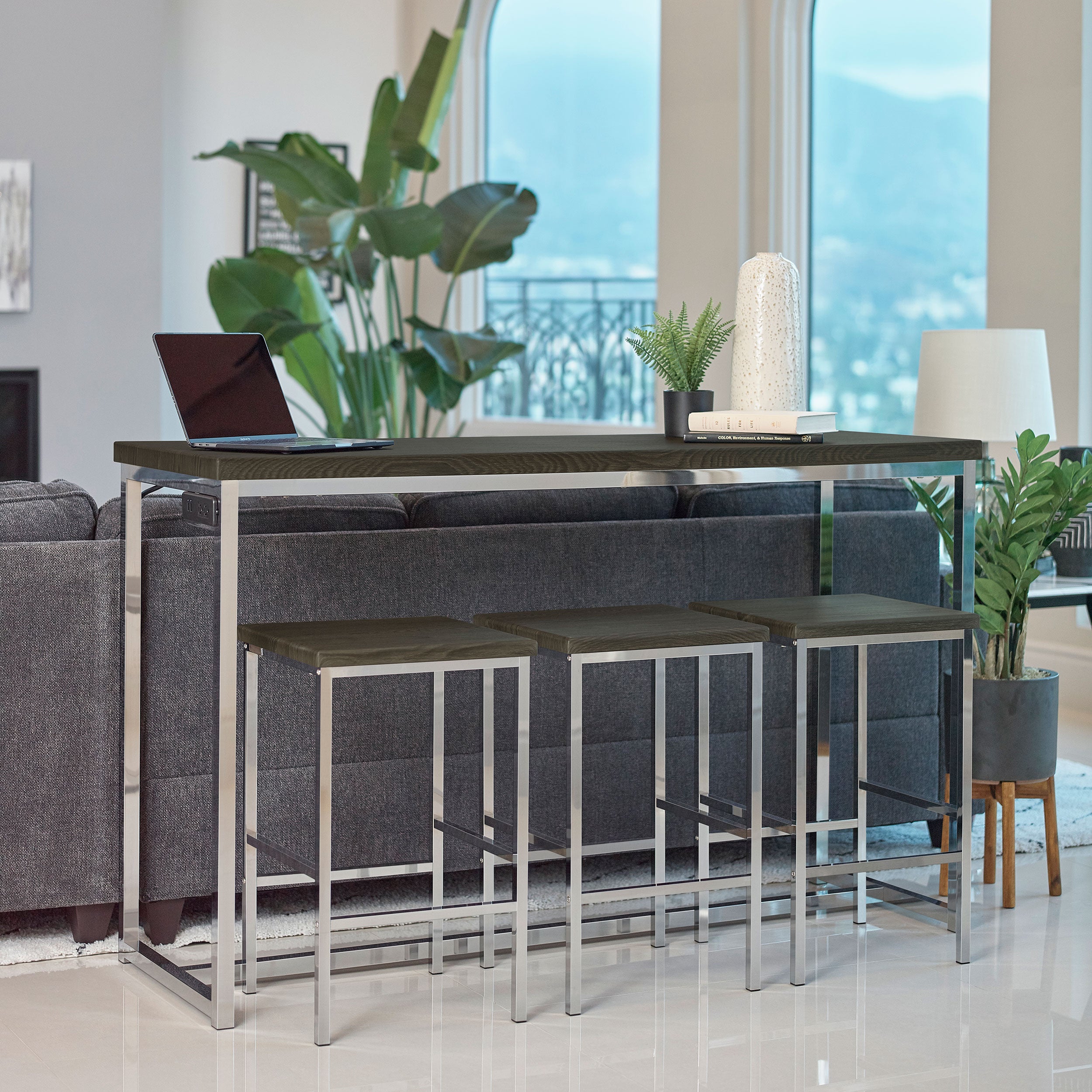 Cassidy Counter Height Dining Set - Luxe Home Furnishings (Jersey City, NJ)