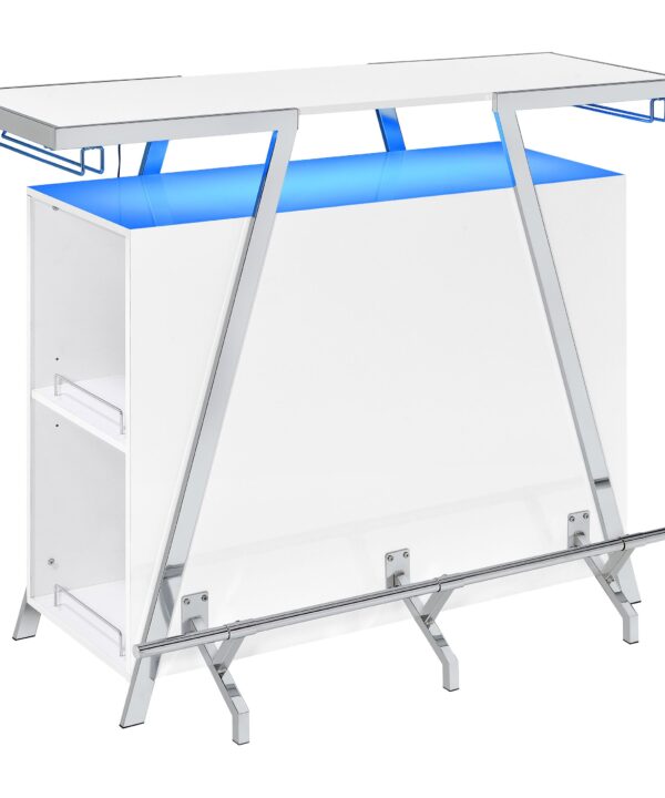 Araceli Home Bar with LED Lighting - Luxe Home Furnishings (Jersey City, NJ)
