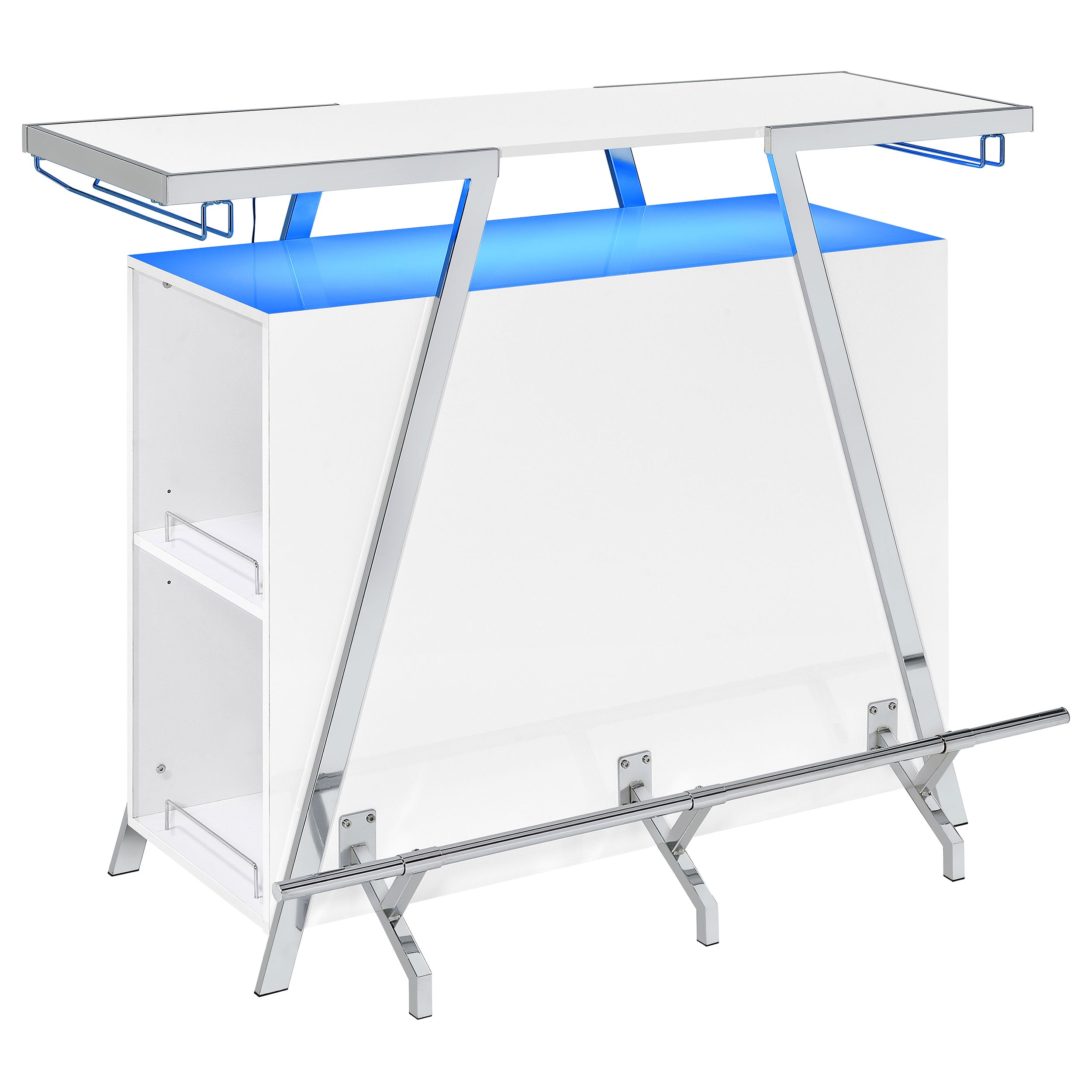 Araceli Home Bar with LED Lighting - Luxe Home Furnishings (Jersey City, NJ)
