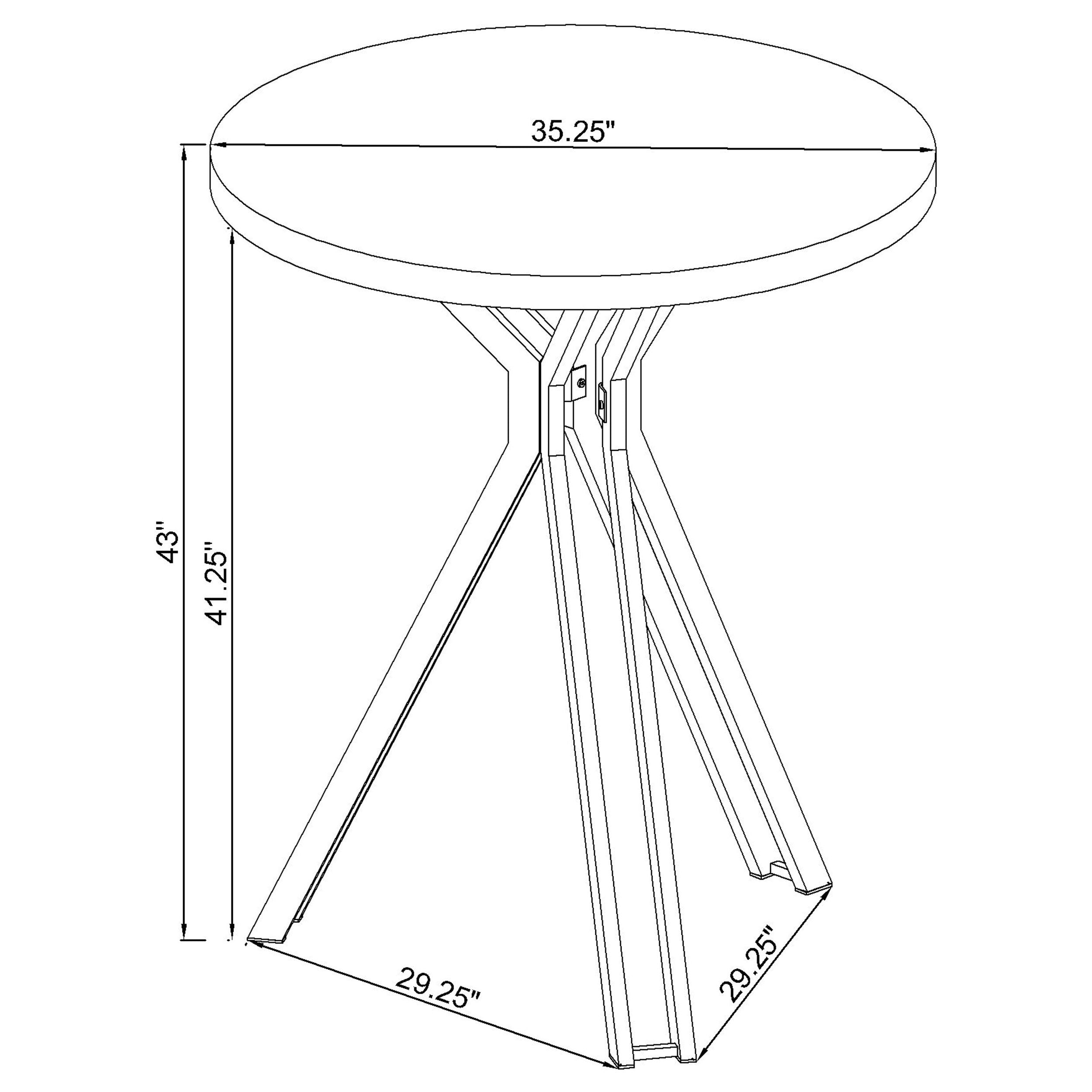Edgerton Bar Table - Luxe Home Furnishings (Jersey City, NJ)