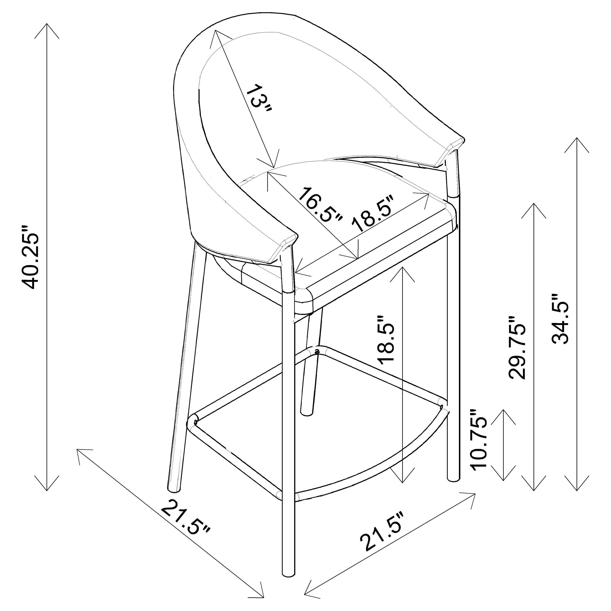 Chadwick Bar Chair - Luxe Home Furnishings (Jersey City, NJ)