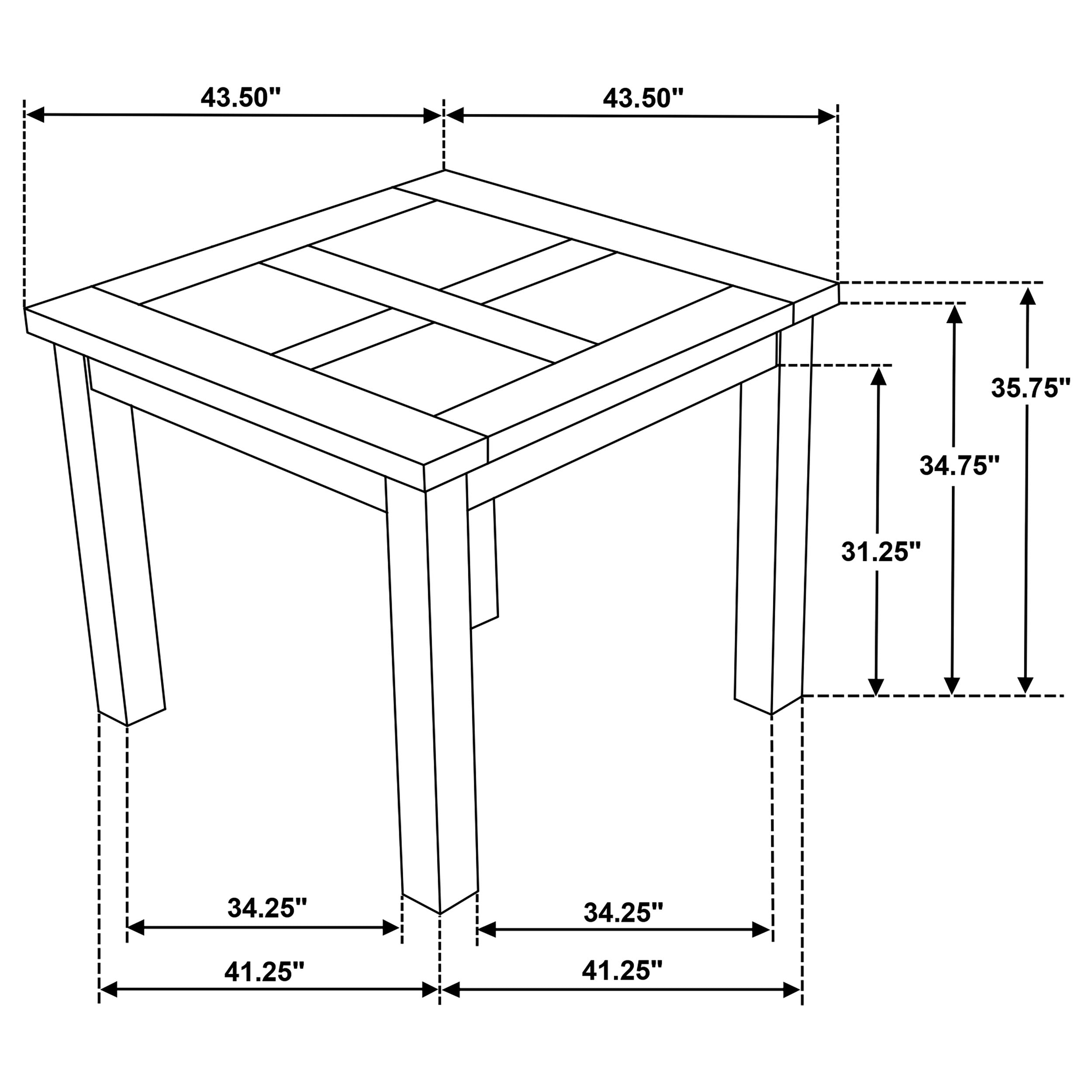 Cardova Counter Height Dining Table - Luxe Home Furnishings (Jersey City, NJ)