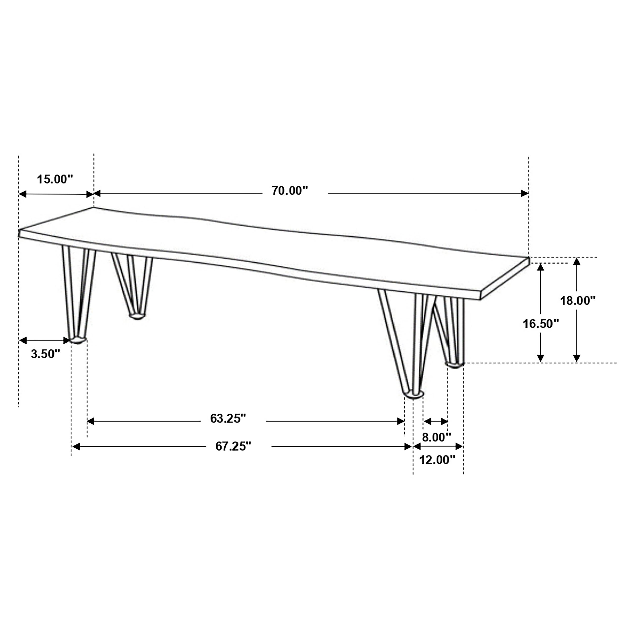 Neve Dining Bench - Luxe Home Furnishings (Jersey City, NJ)