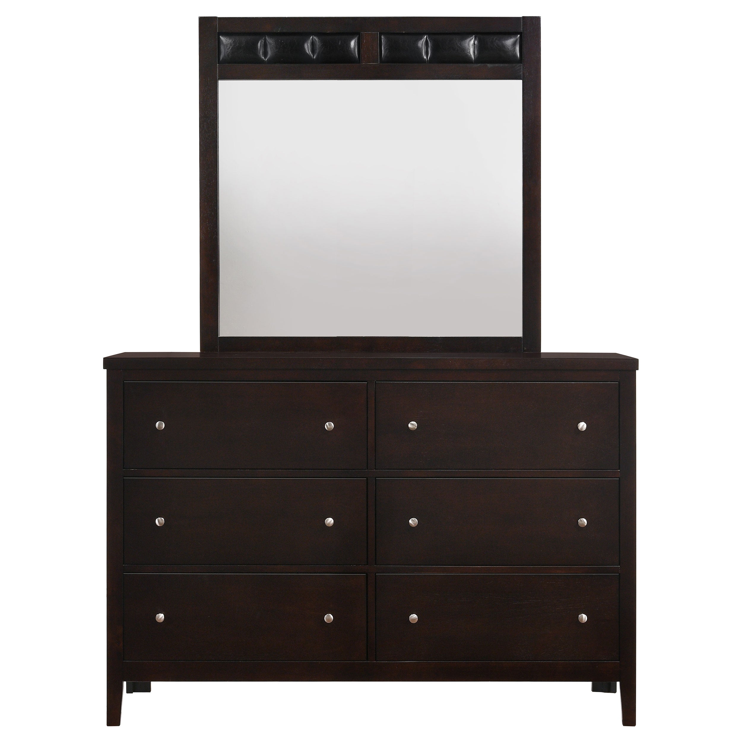 Carlton Dresser with Mirror - Luxe Home Furnishings (Jersey City, NJ)