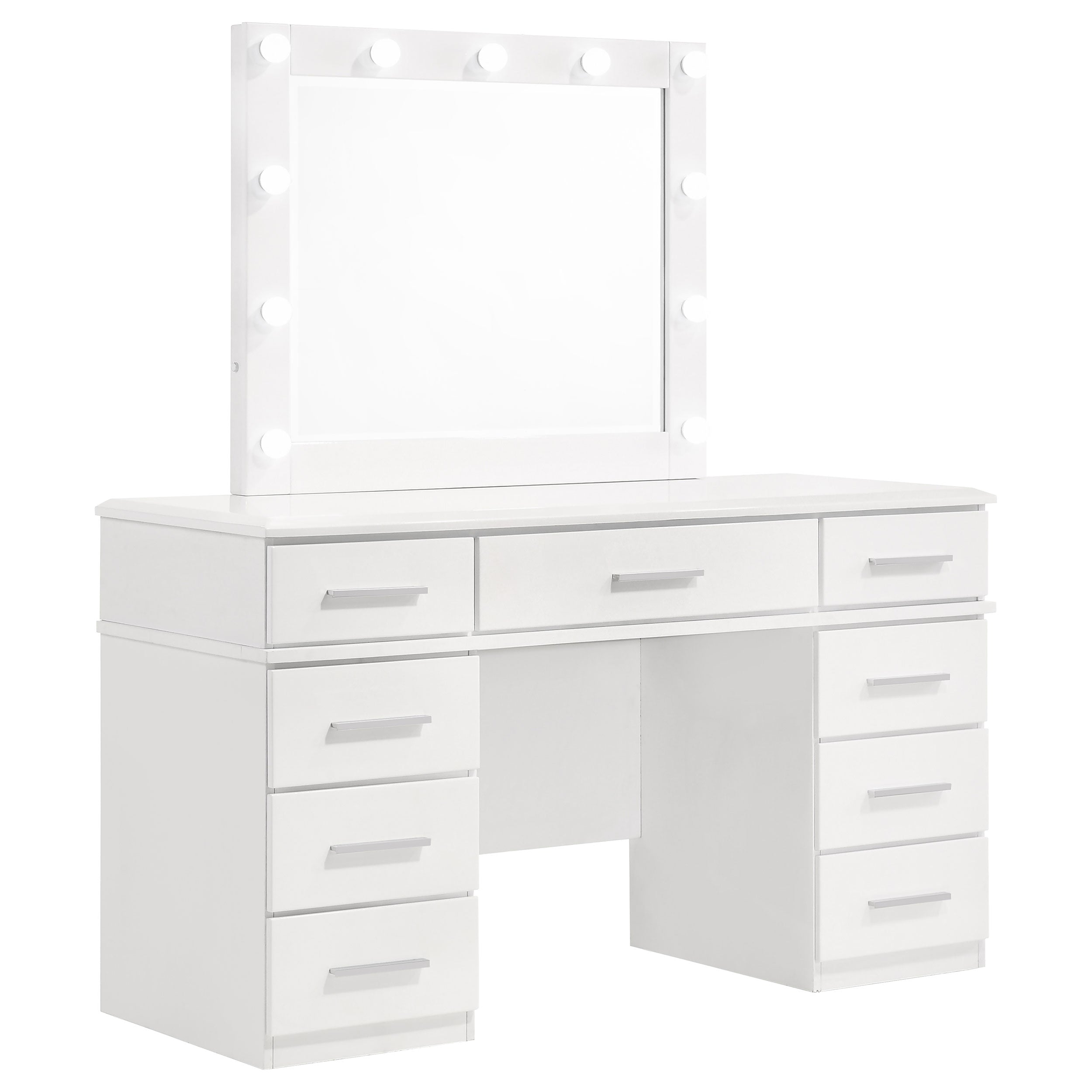 Felicity Makeup Vanity Table with LED Mirror - Luxe Home Furnishings (Jersey City, NJ)