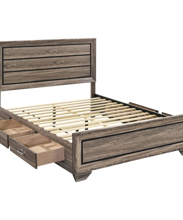 Kauffman Panel Platform Storage Bed - Luxe Home Furnishings (Jersey City, NJ)