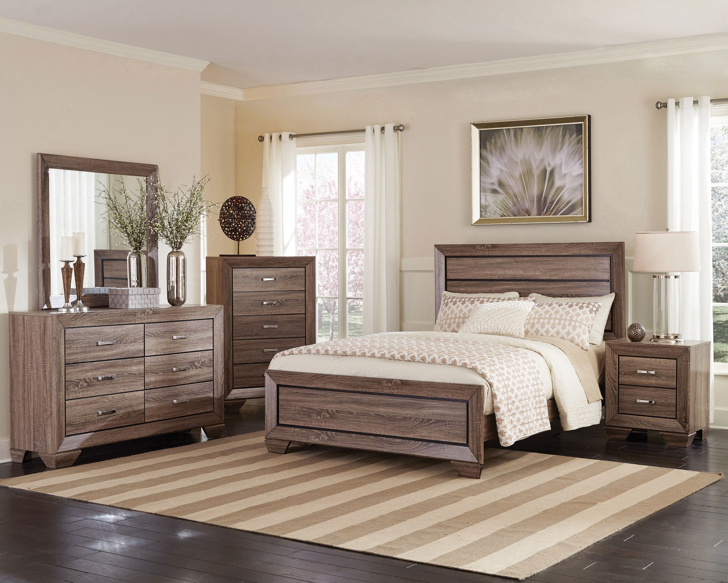 Kauffman Dresser with Mirror - Luxe Home Furnishings (Jersey City, NJ)
