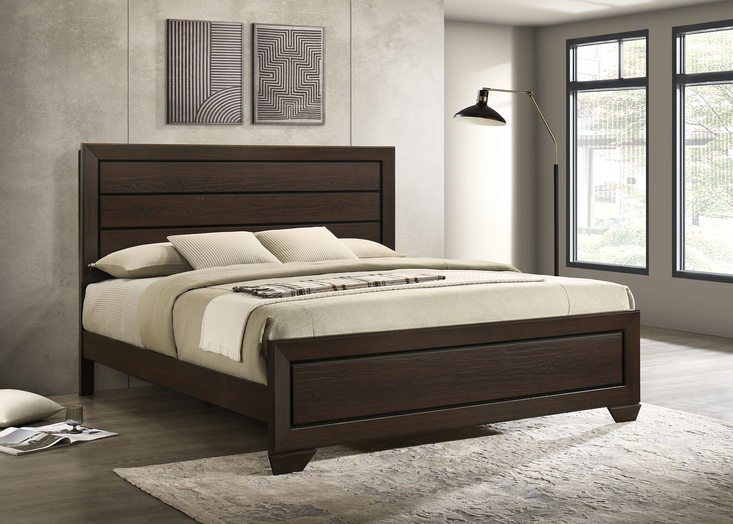 Kauffman Panel Bed - Luxe Home Furnishings (Jersey City, NJ)