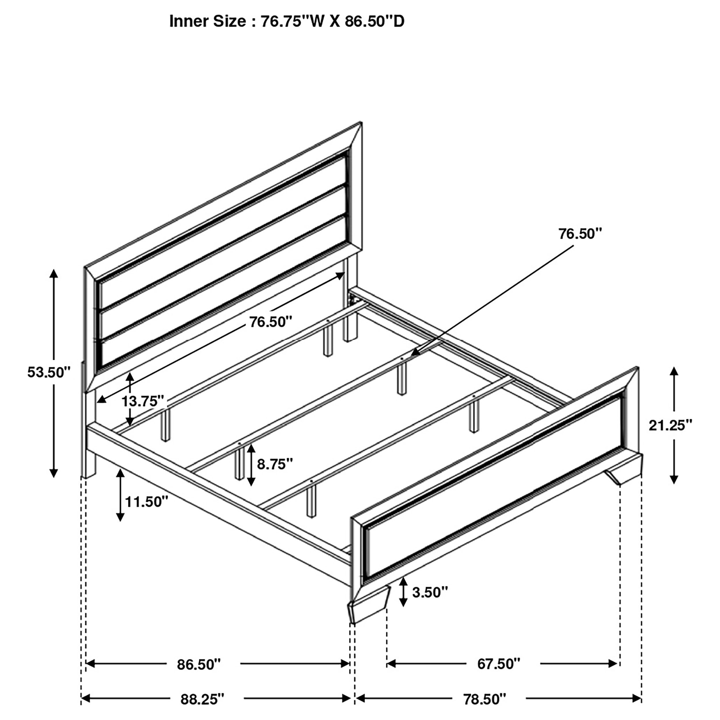 Kauffman Panel Bed - Luxe Home Furnishings (Jersey City, NJ)