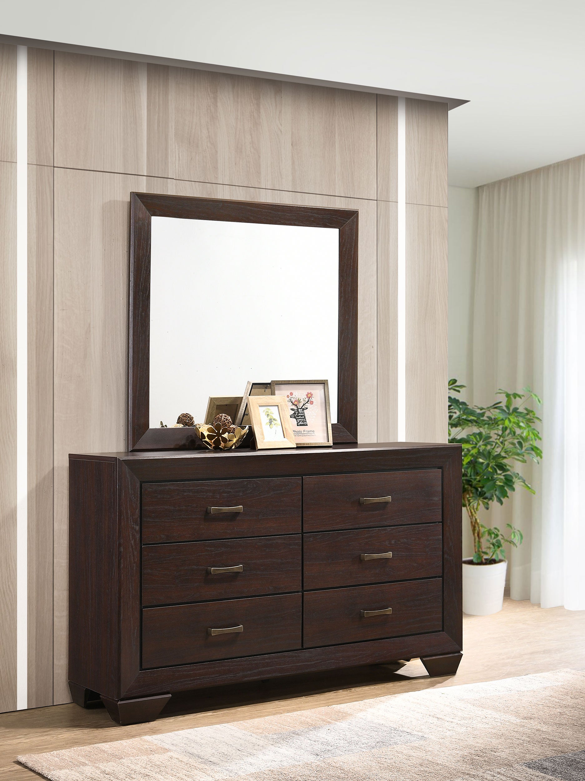 Kauffman Dresser with Mirror - Luxe Home Furnishings (Jersey City, NJ)