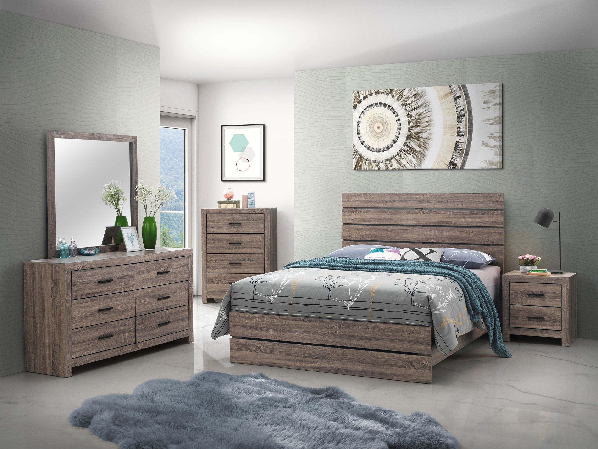 Brantford Dresser with Mirror - Luxe Home Furnishings (Jersey City, NJ)