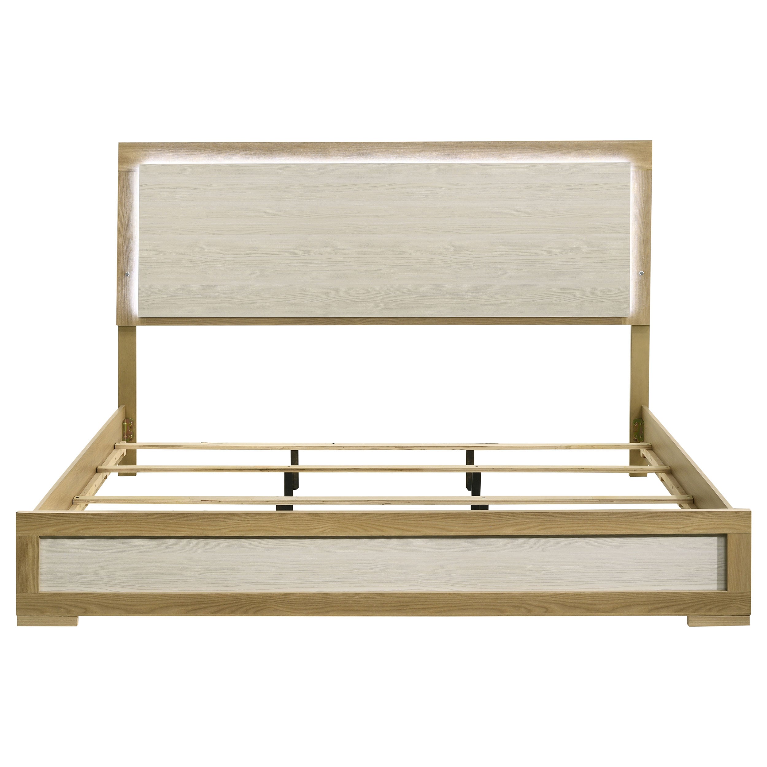 Hyland Panel Bed with LED Lighting - Luxe Home Furnishings (Jersey City, NJ)