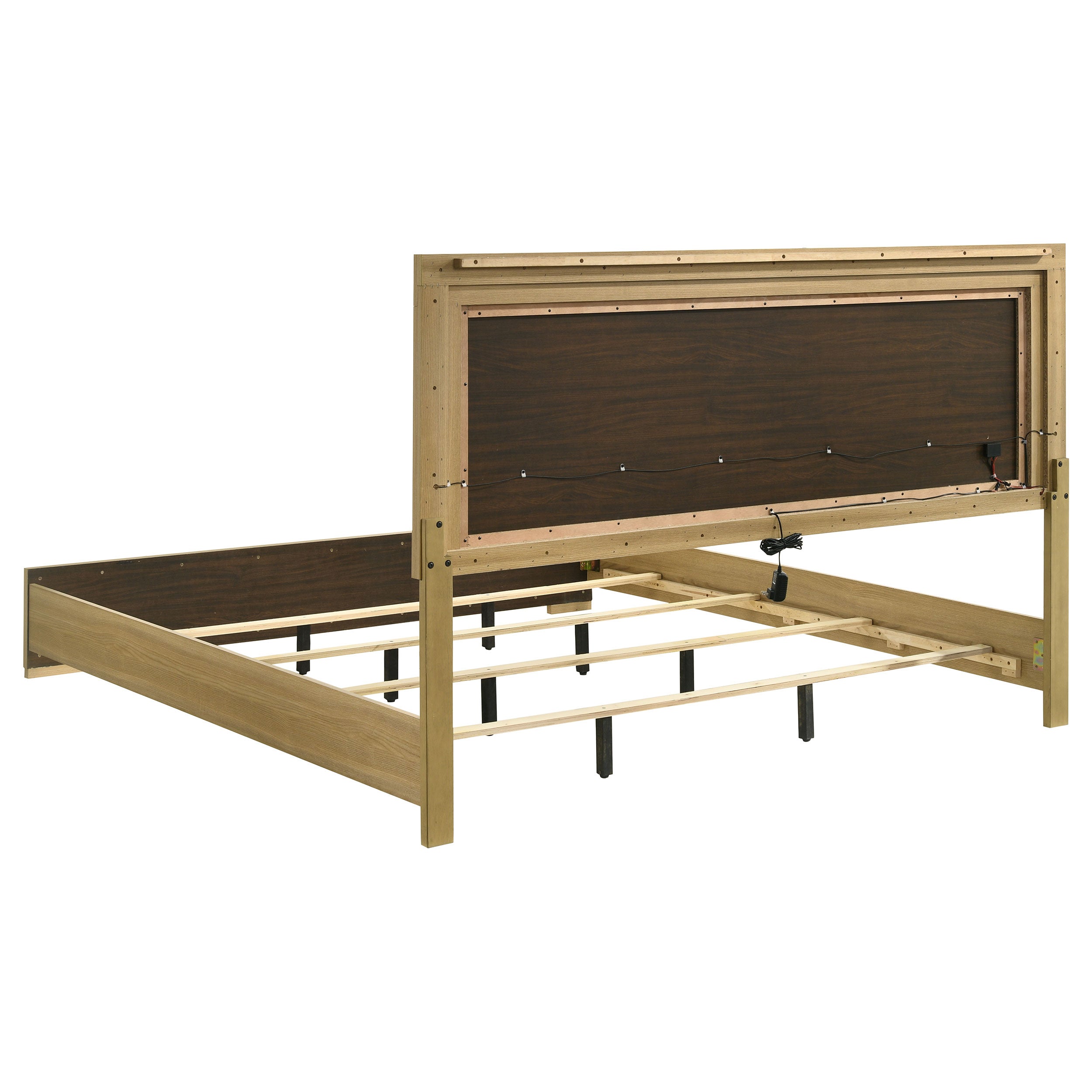 Hyland Panel Bed with LED Lighting - Luxe Home Furnishings (Jersey City, NJ)