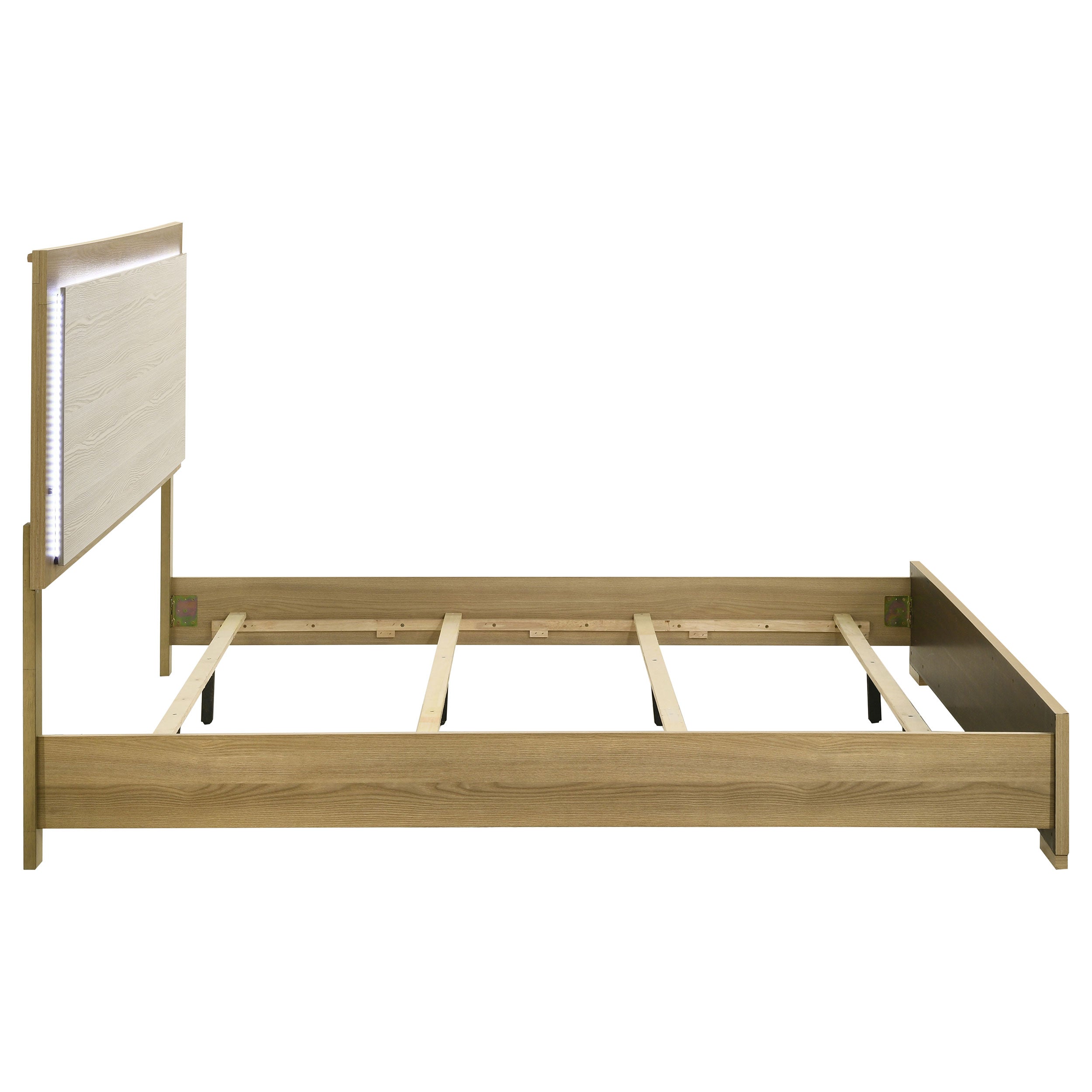 Hyland Panel Bed with LED Lighting - Luxe Home Furnishings (Jersey City, NJ)