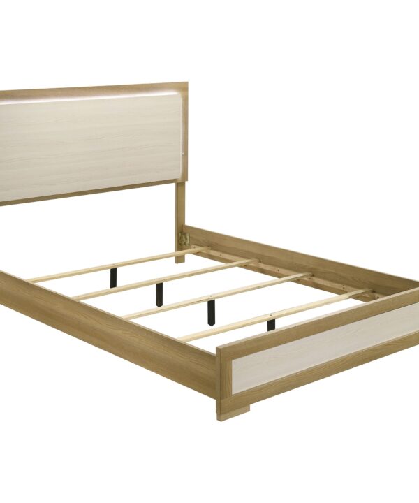 Hyland Panel Bed with LED Lighting - Luxe Home Furnishings (Jersey City, NJ)