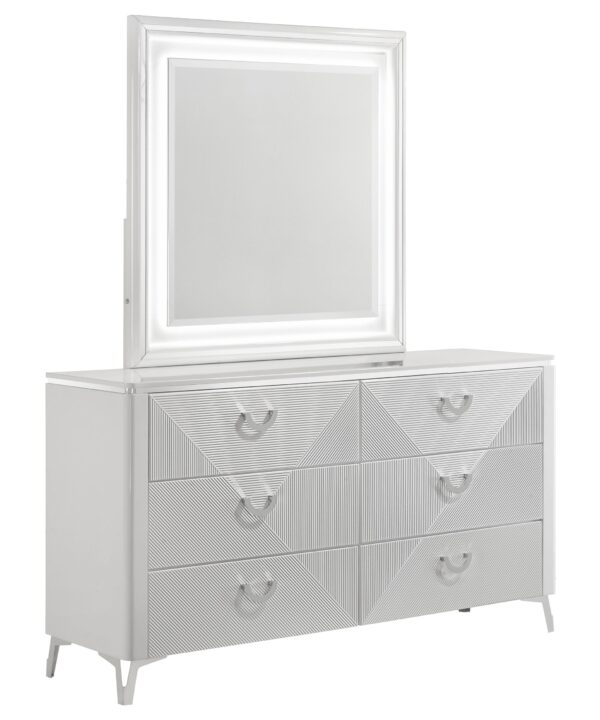 Cassia Dresser with Mirror - Luxe Home Furnishings (Jersey City, NJ)