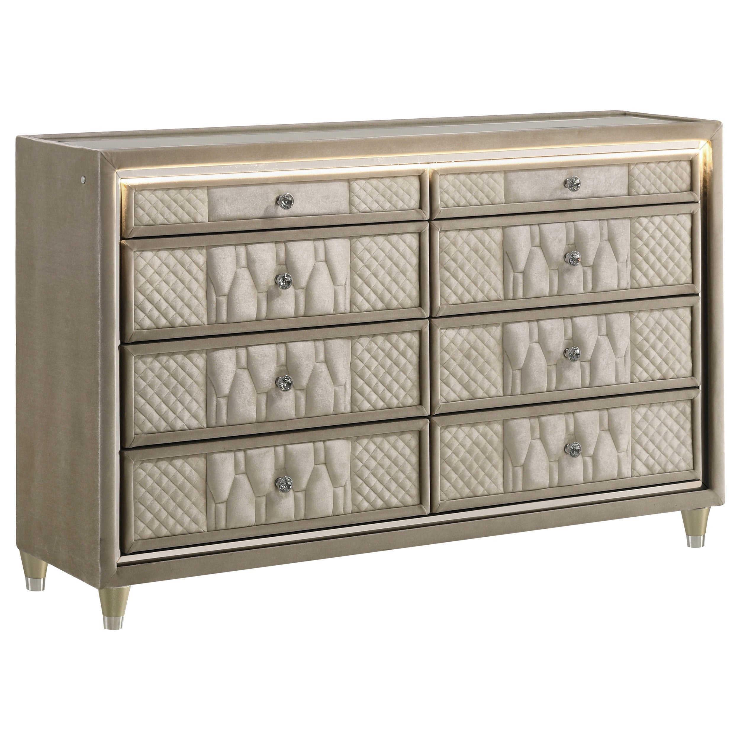 Lorient LED Dresser - Luxe Home Furnishings (Jersey City, NJ)