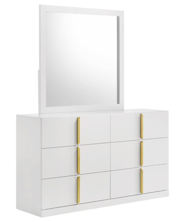 Ines Dresser with Mirror - Luxe Home Furnishings (Jersey City, NJ)