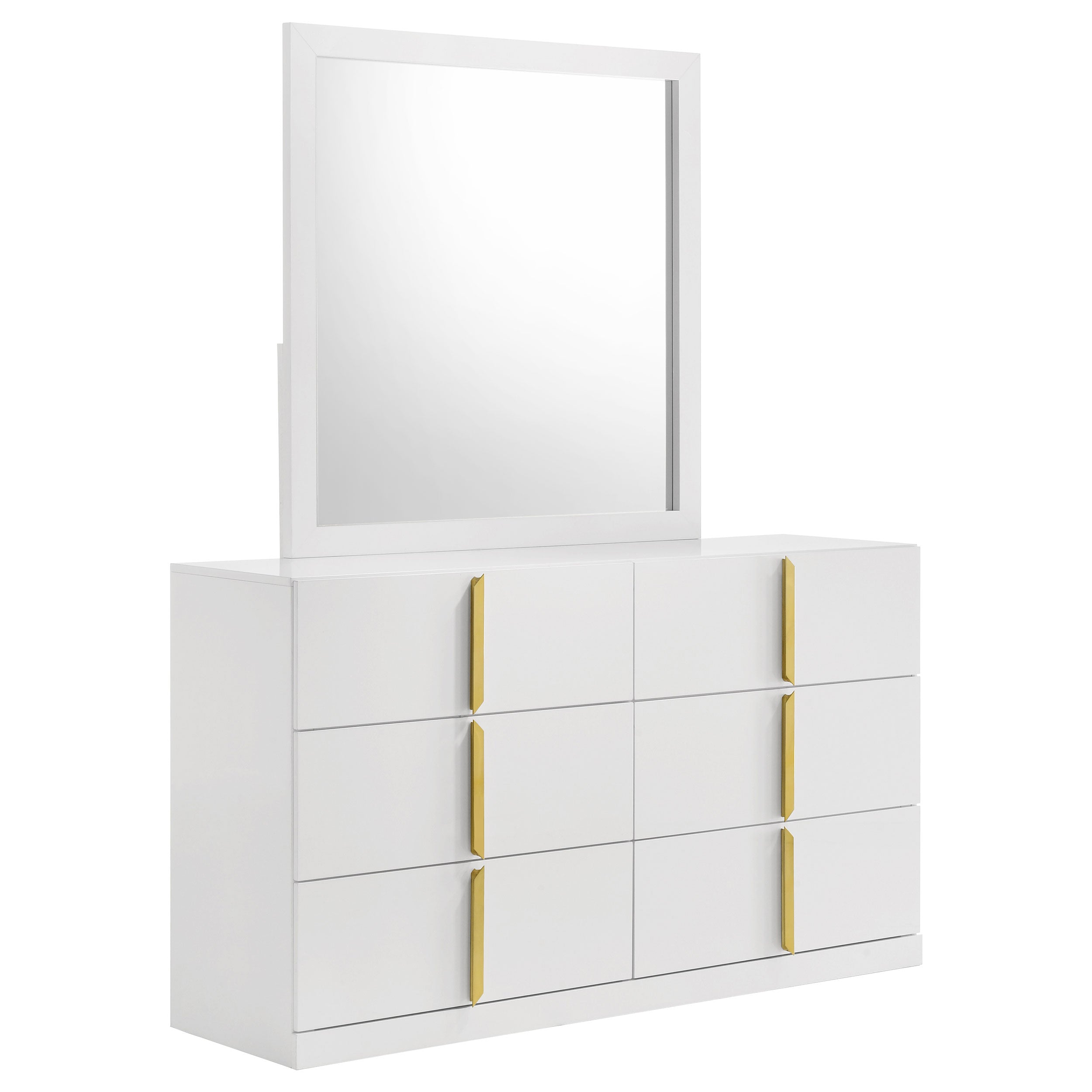 Ines Dresser with Mirror - Luxe Home Furnishings (Jersey City, NJ)