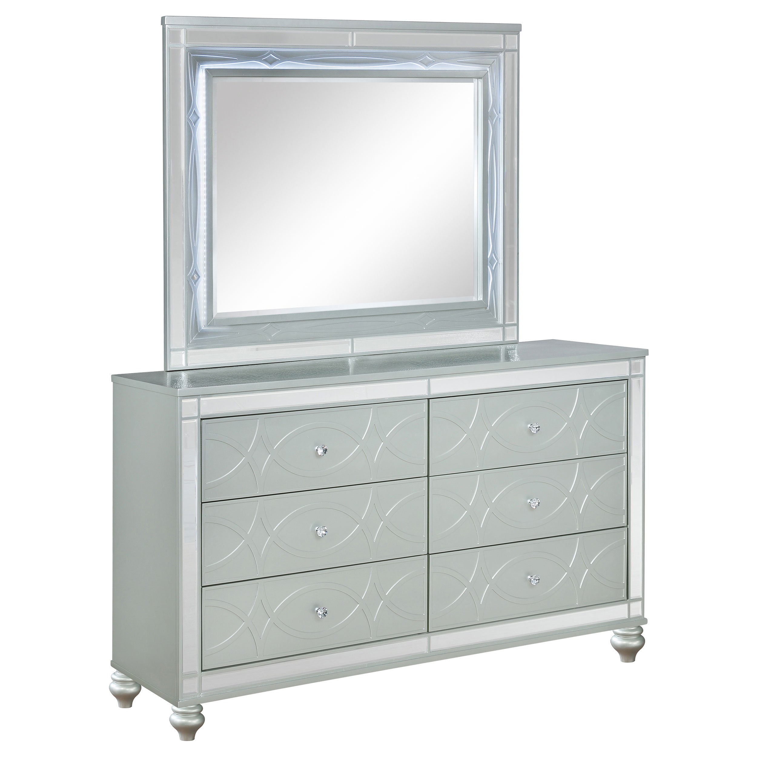 Gunnison Dresser with Mirror - Luxe Home Furnishings (Jersey City, NJ)