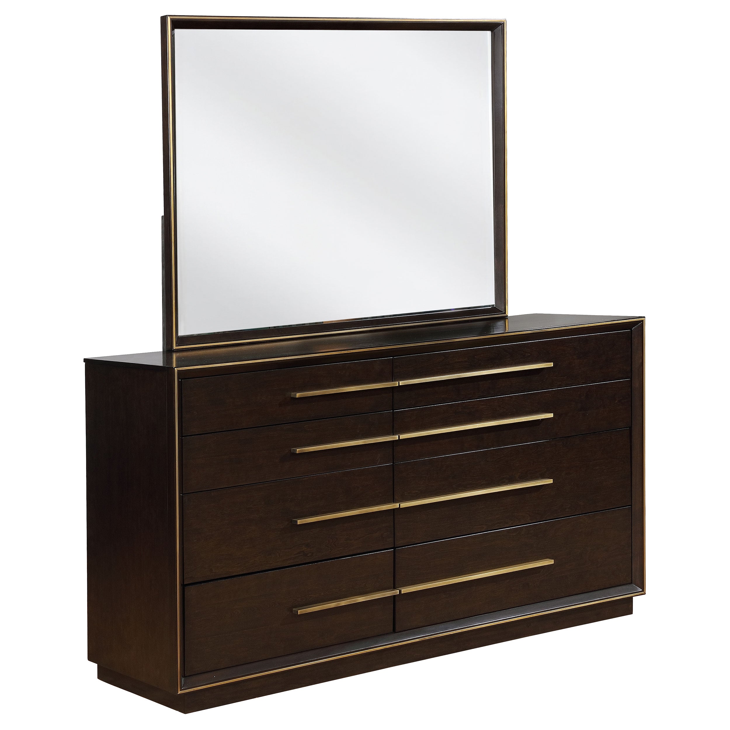 Durango Dresser with Mirror - Luxe Home Furnishings (Jersey City, NJ)