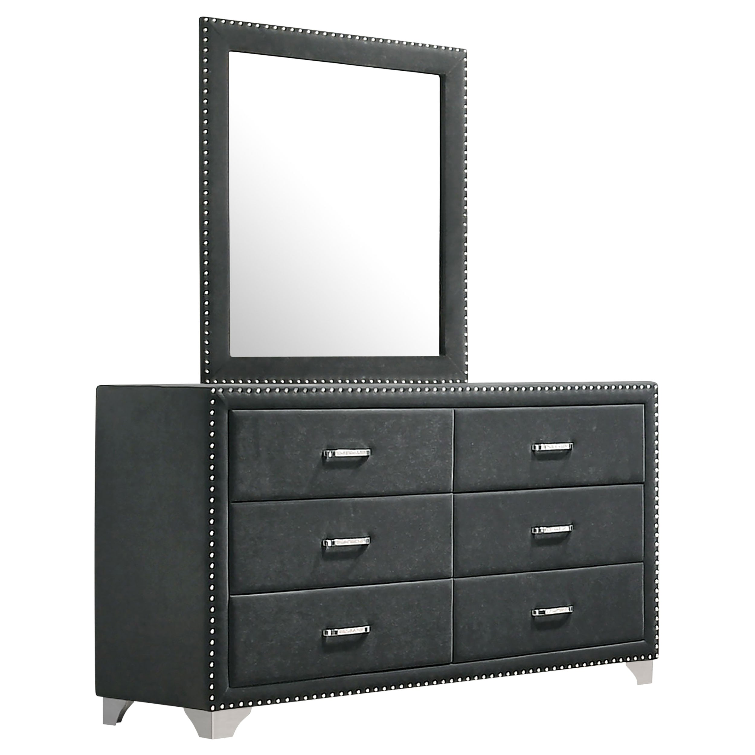 Melody Dresser with Mirror - Luxe Home Furnishings (Jersey City, NJ)
