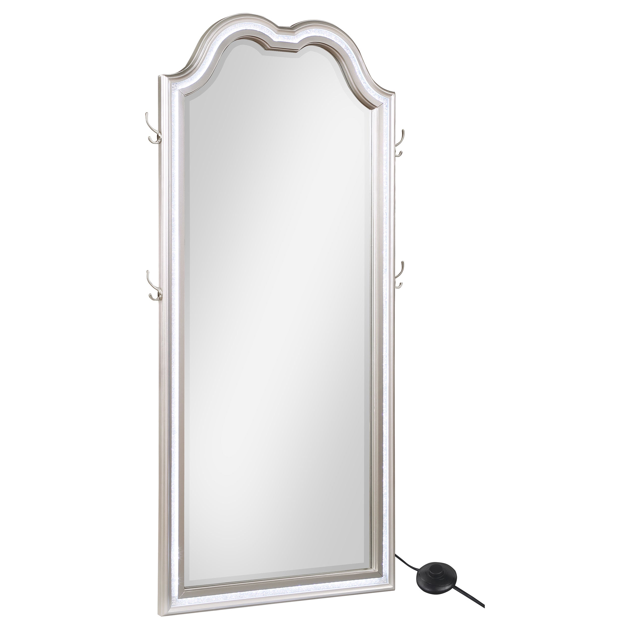 Evangeline Floor Mirror with LED Lighting - Luxe Home Furnishings (Jersey City, NJ)