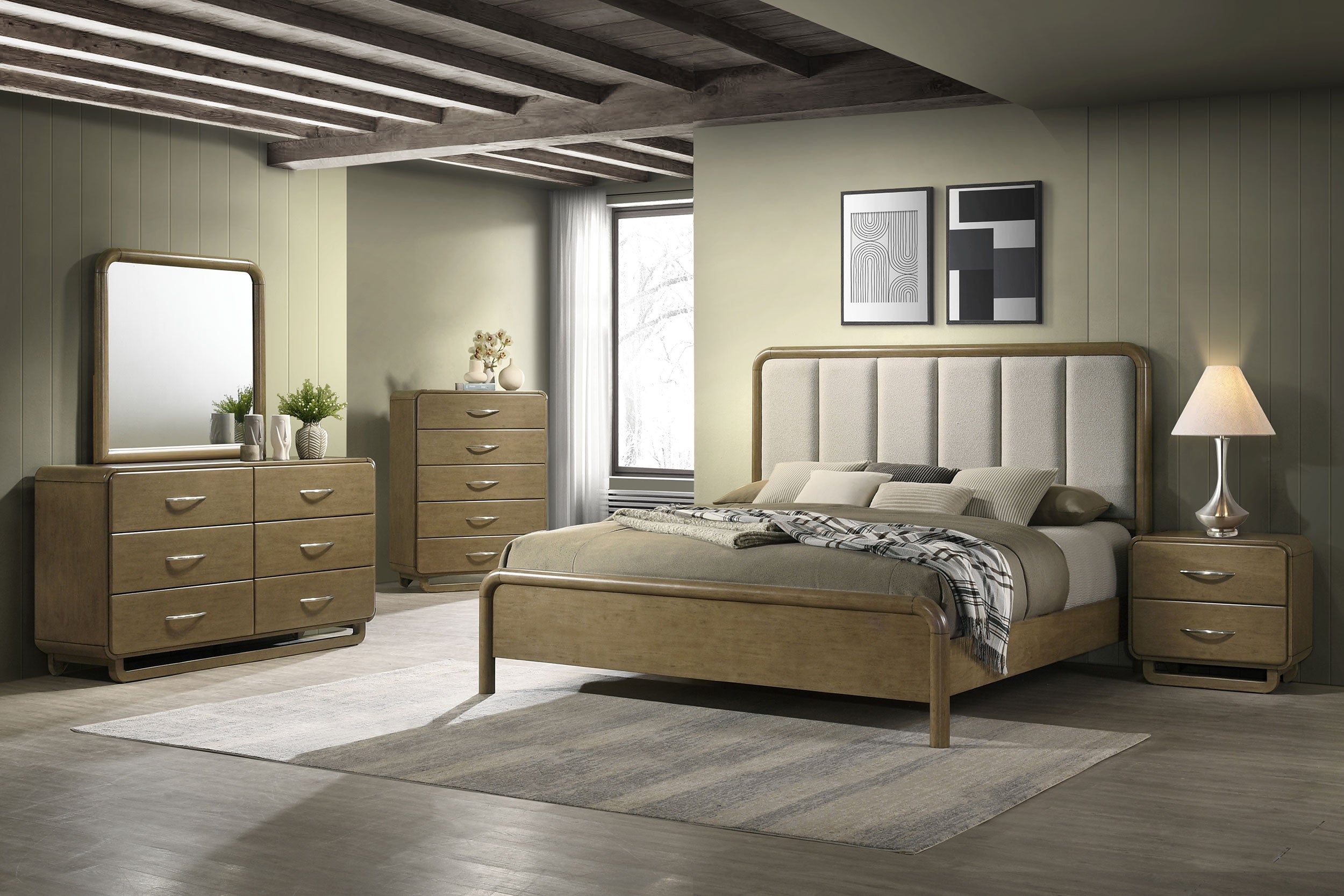 Amsbury Dresser with Mirror - Luxe Home Furnishings (Jersey City, NJ)