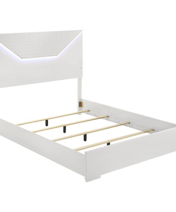 Ives Panel Bed with LED Lighting - Luxe Home Furnishings (Jersey City, NJ)