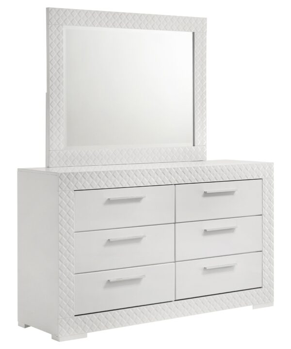 Ives Dresser with Mirror - Luxe Home Furnishings (Jersey City, NJ)