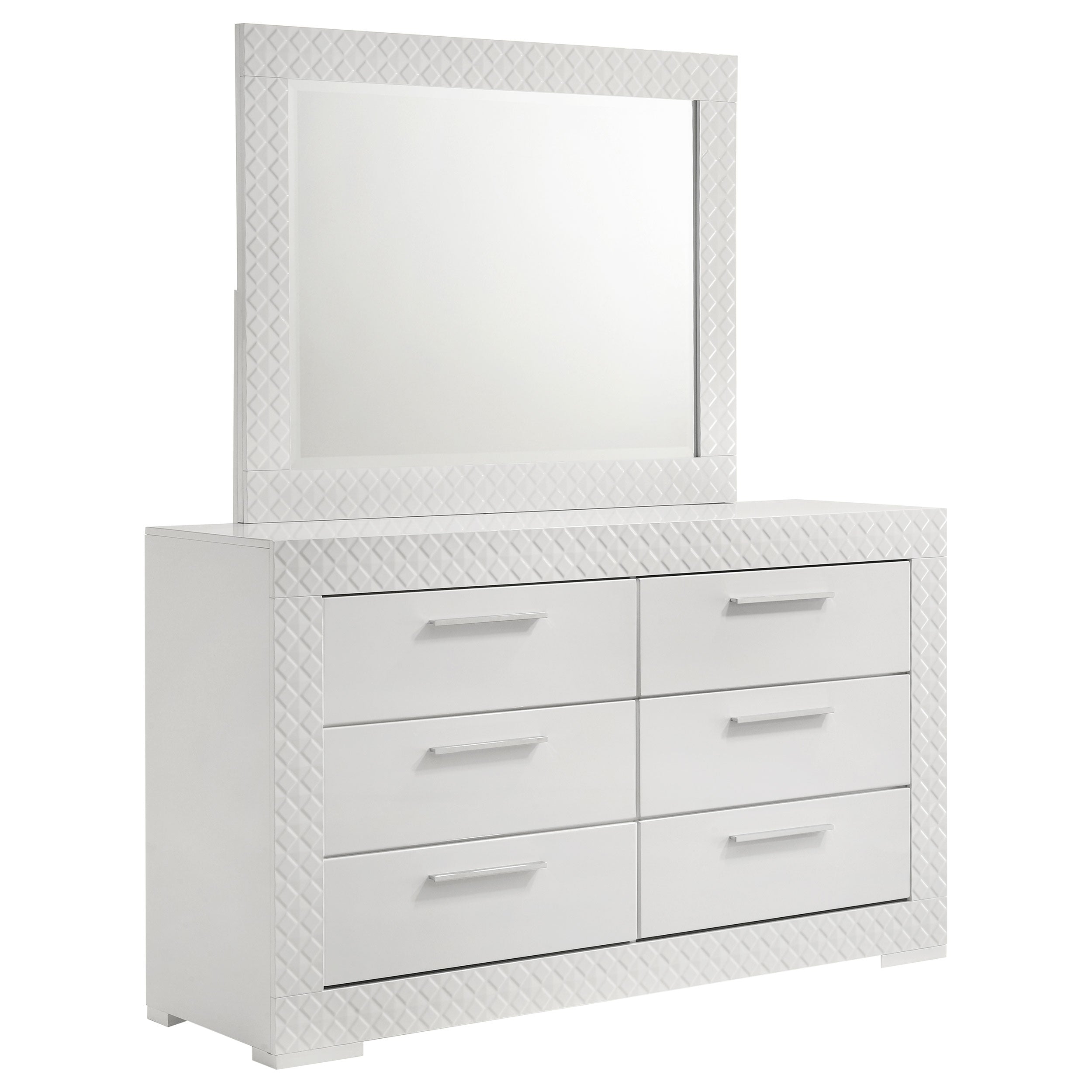 Ives Dresser with Mirror - Luxe Home Furnishings (Jersey City, NJ)