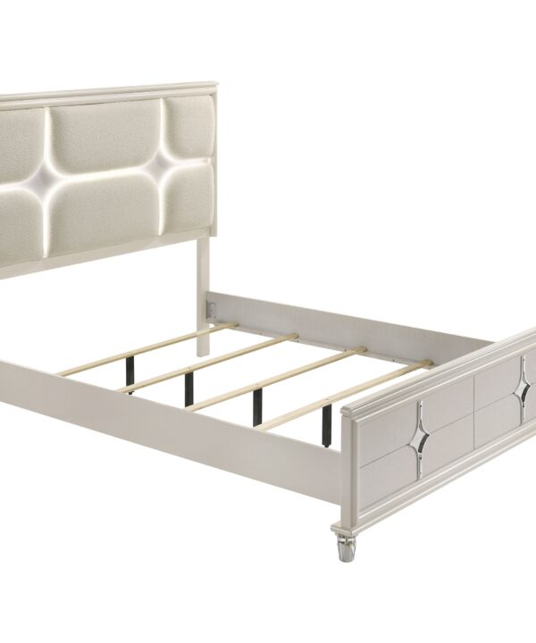 Olivia Panel Bed with LED Lighting