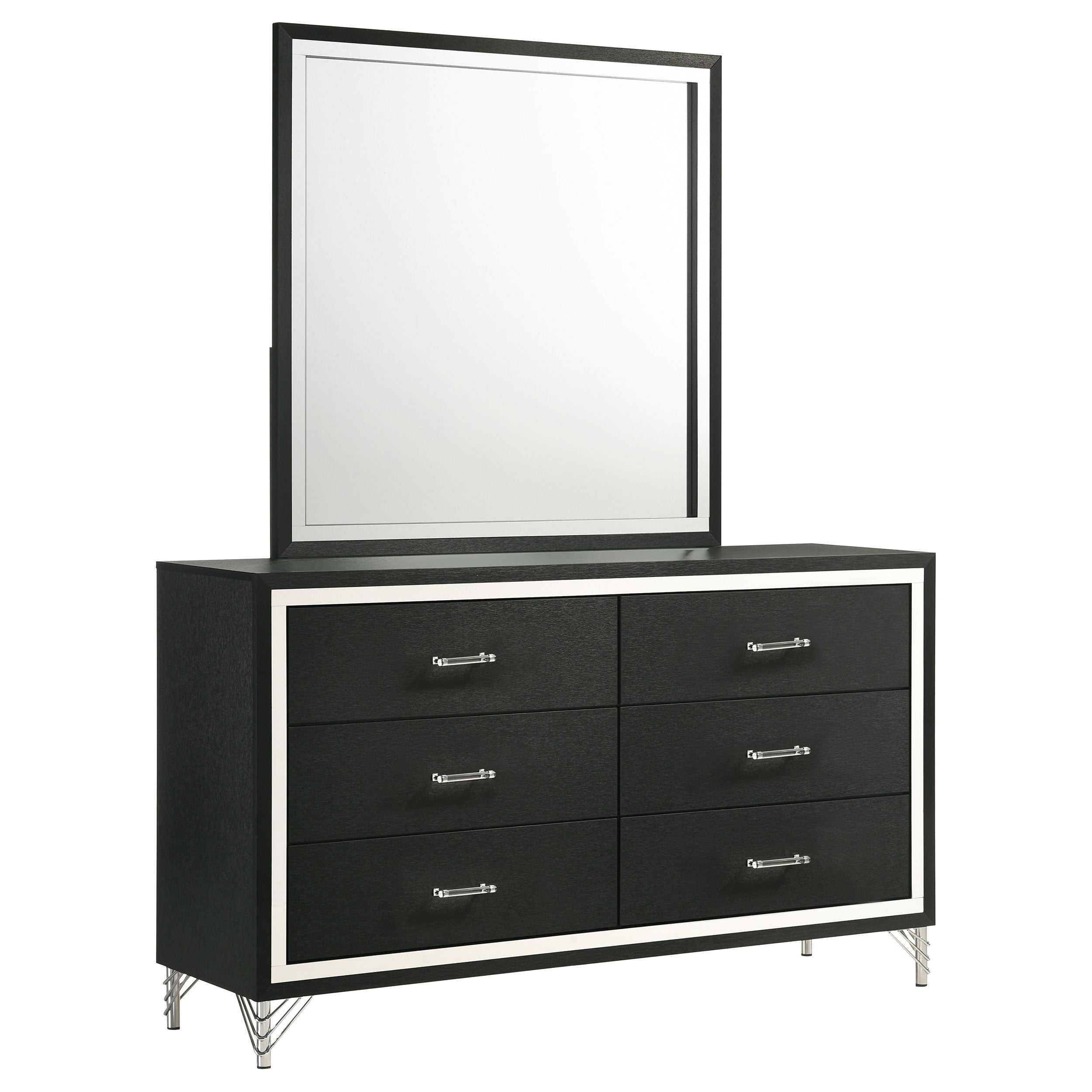 Lucia Dresser with Mirror - Luxe Home Furnishings (Jersey City, NJ)